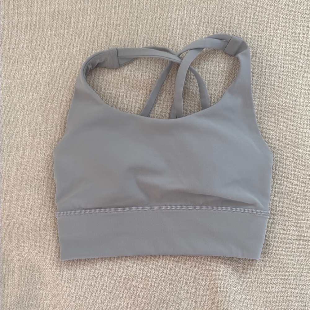 Lululemon Athletica Gray Strappy Sports Bra